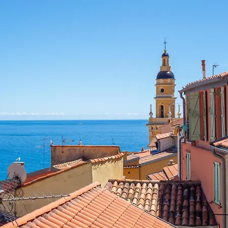 Hippocampe Ii - Vue D'azur - Bord De - Garavan Menton